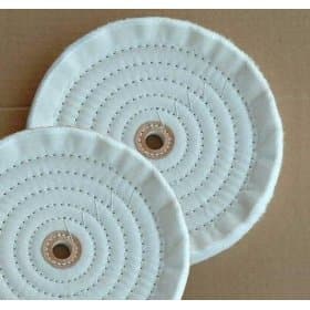 samcomorg 2 Pc 6" Buffing & Polishing Soft Pad for Bench Grinder Tool