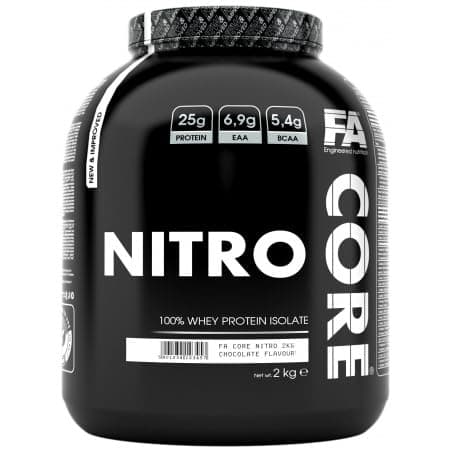 FA Engineered NutritionCore Nitro Whey Isolate - High Protein Shake for Muscle Growth & Recovery - 2KG