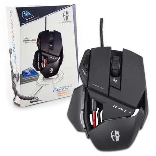 Pc - Mouse - Cyborg R.a.t 3 - Gaming Mouse - Optical Sensor (madcatz) - 728658033972