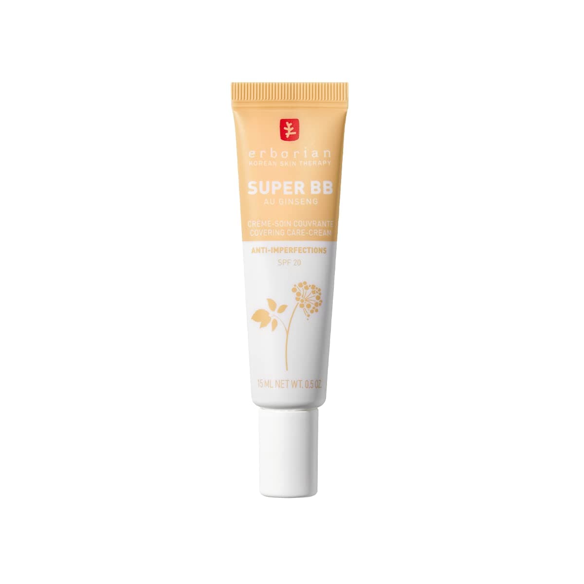 Super BB Cream with Ginseng Full coverage BB cream for acne prone skin Nude 15 ml (Pack of 1)