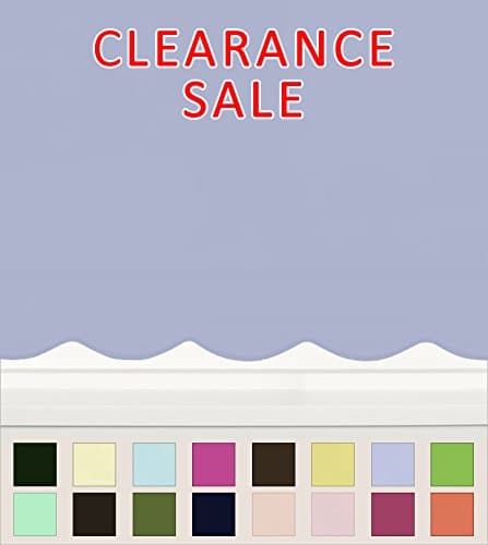 Scallop Edge Roller Blind Multiple sizes and colours available (60cm, Lilac)