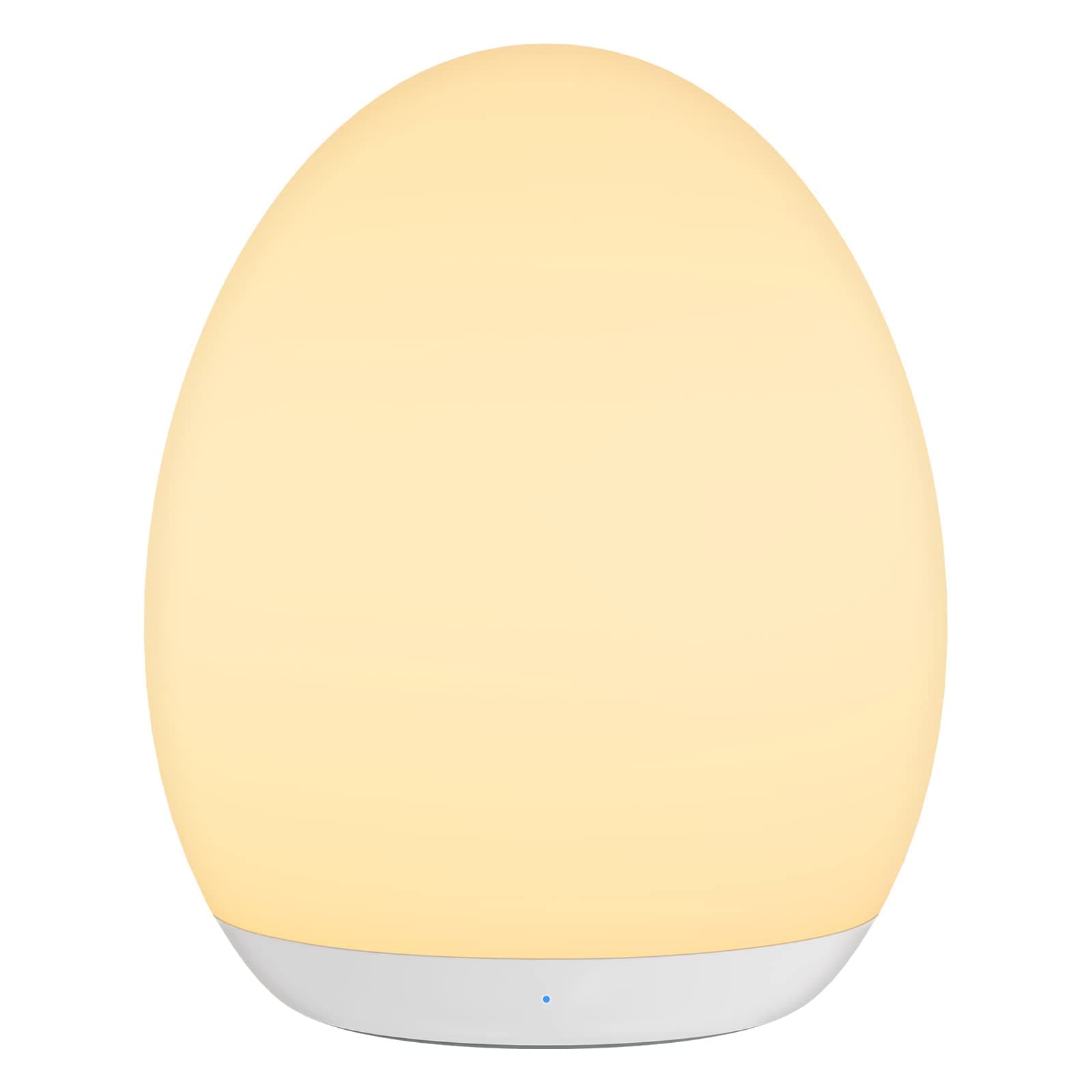 MediAcous Night Lights, 2000mAh Baby Night Light with 7 Colors Changing & Dimming Function, Rechargeable Kids Night Light with 1 Hour Timer & Touch Control for Bedroom, Living Room