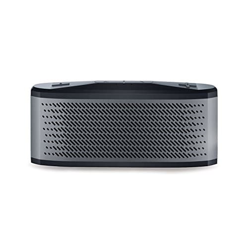Urban Beatz Solid Bluetooth Wireless Speaker, Powerful Sound, Build in Mic, Unibody Aluminum Housing & 10 Hour Battery Life - Black/Silver (UB-SPB59-978)