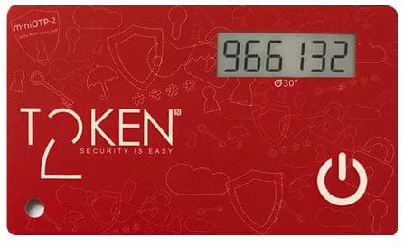 Token2 miniOTP-2-i programmable Two-Factor Security Token with time sync