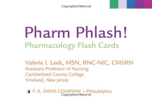 Pharm Phlash!: Pharmacology Flash Cards First Edition