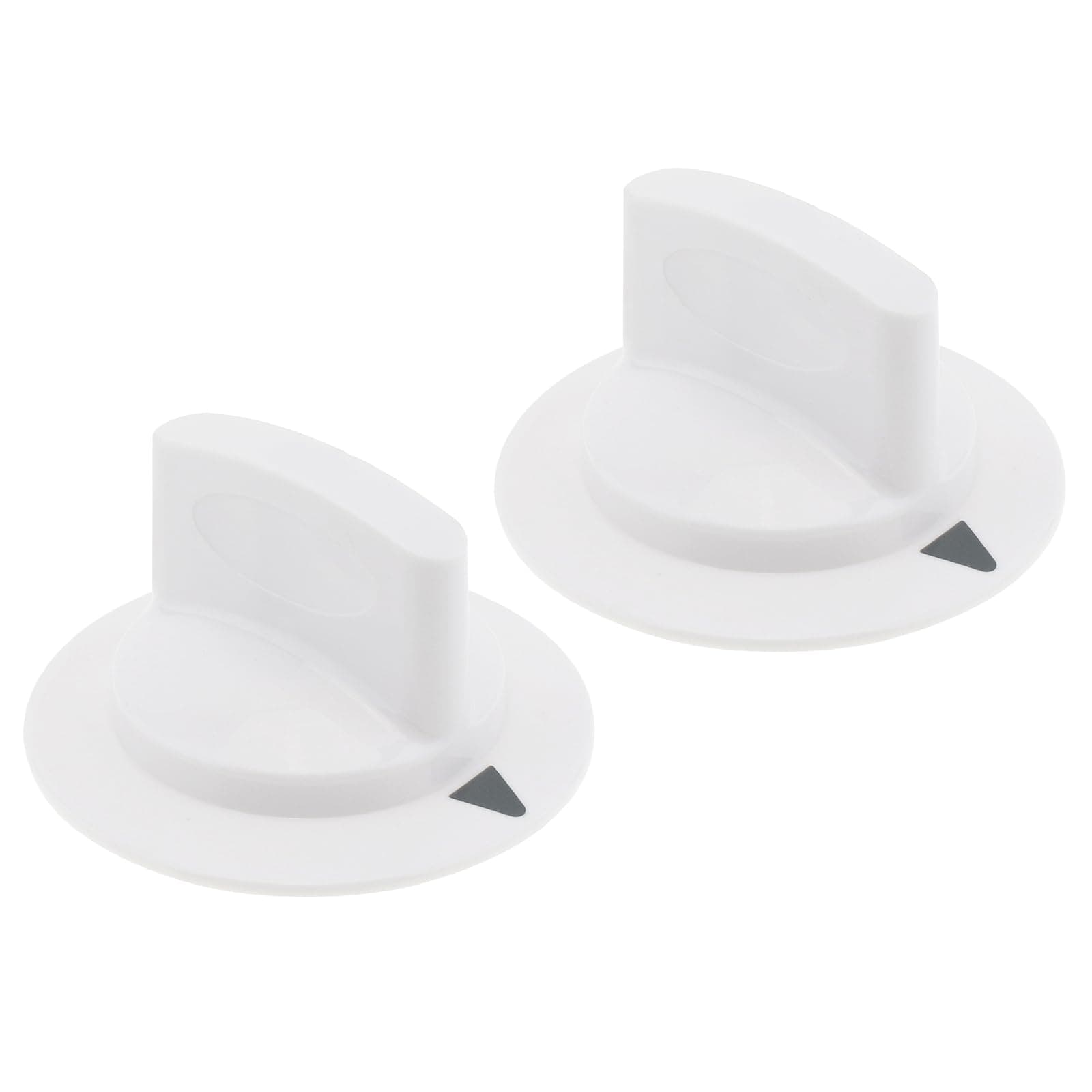 Dryer Timer Control Knobs 2pcs, WE1M652 Dryer Timer Control Knobs with Metal Ring Replacement Part, Exact Fit for Hotpoint & GE Dryers General, Replaces 1264289 AP3995164 PS1482196 AH1482196