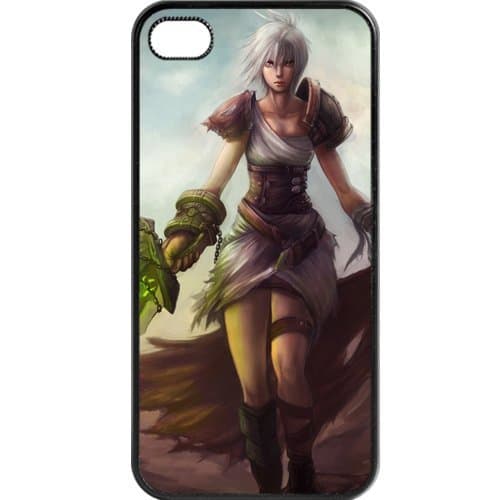 Custom personalized Protective Case for iPhone 4/4s - Game League of Legends LOL Riven