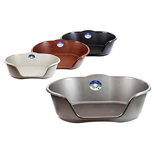 JTF Mega Discount WarehousePlastic Pet Bed Assorted Colours Large