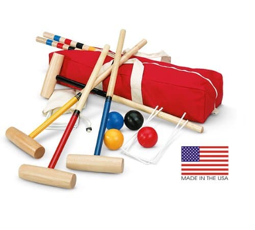 Bar Harbor 4 Player Croquet Set