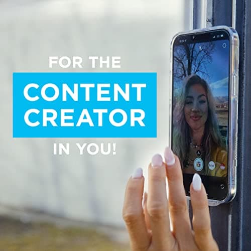 Foldable Adhesive Phone Case Mount - Sticks to Any Flat Surface Like Mirrors and Walls | Hands Free Selfies, Videos, Car Mount, Phone Stand, Travel Accessory, and More by Flipstick | Dark Titanium