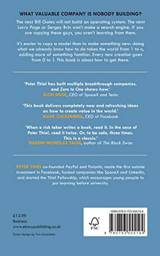 Zero to One Notes on Start-Ups, or How to Build the Future