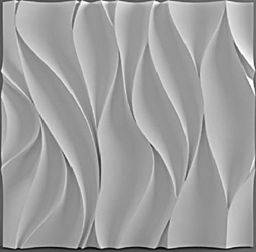 Wawe Plastic Molds for 3 D Panels Plaster Wall Stone Form 3D Decor Wall Panels