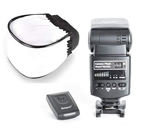 Simpex 621 RX Universal Flash with a Free USB Light, Wireless Trigger, Carrying Pouch and a Free Flash Diffuser