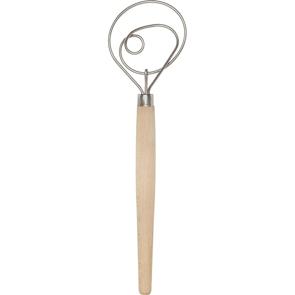 Mrs. Anderson's Baking Dough Whisk, Single-Loop, 12 Inch, 18/8 Stainless Steel, For Gently Mixing Doughs, Batters, And Bread Mixes