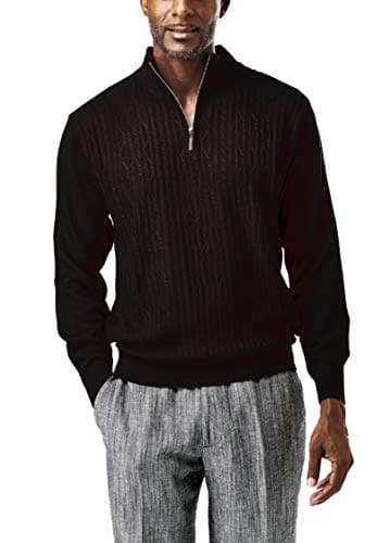 Men's Sweater, Solid Cable Knit Twist