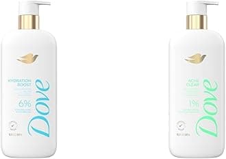 Body Wash Hydration Boost 6% Serum + Acne Clear 1% Salicylic Acid Treatments 18.5 oz Each