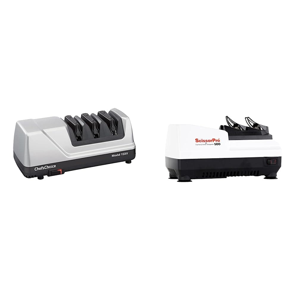 Chef'sChoice Electric Knife Sharpener and Scissor Sharpener Bundle