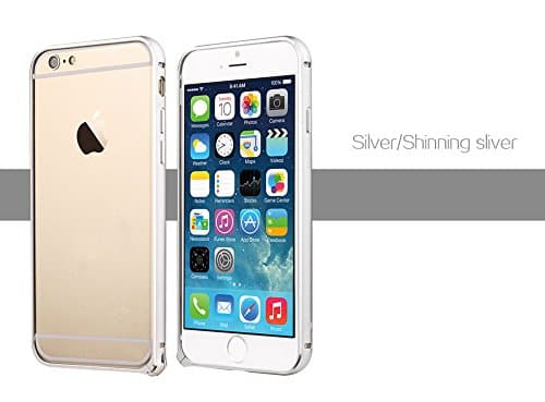 iPhone 6 4.7 case, TOTU Design Element Metal Frame Precision Crafted Aluminum Bumper Case, Perfect fit on 2014 4.7 inches screen iPhone Air model, not compatible to 5.5 Inches iPhone Plus (SILVER)