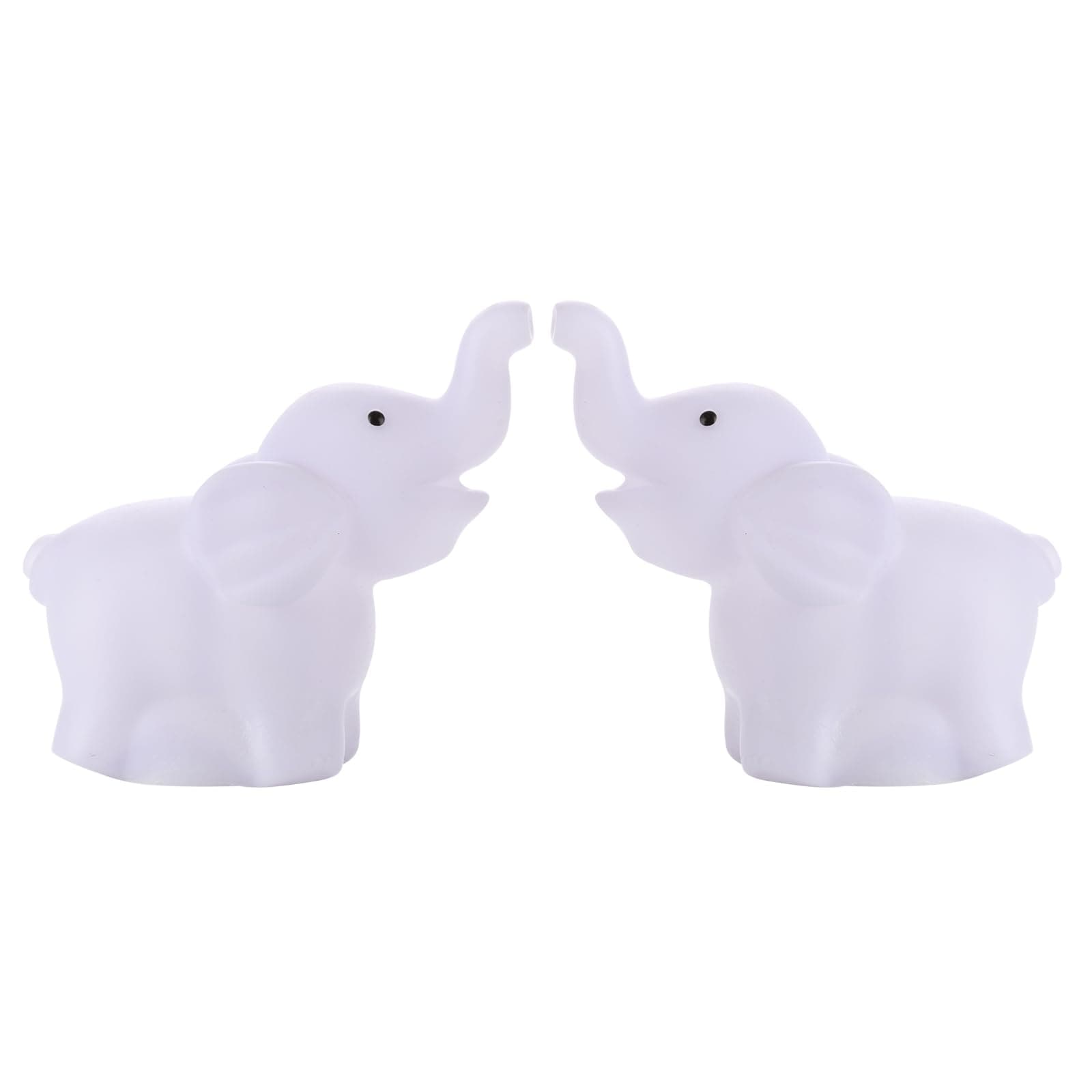 Buyusee 2Pcs/Pack Elephant Shape Color Changing LED Night Light Lamp Venue Party Decor