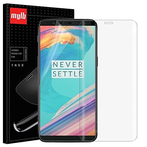 MYLB Oneplus 5t Screen Protector, [4 Pack] Soft TPU Full Cover Film Screen Protector for Oneplus 5t（Note: Non-Tempered Glass Film） (Transparent)