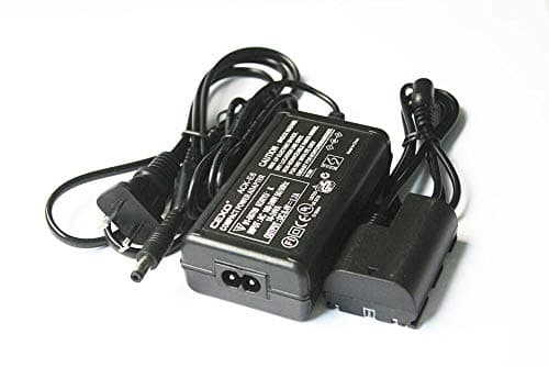 CEXO ACK-E6 AC Power Adapter Kit for Canon EOS 5DS, 5DS R, 5D Mark IV, 5D Mark III, 5D Mark II, 6D, 7D, 7D Mark II, 760Da, 60D，70D，80D Cameras LP-E6 LP-E6N Battery LC-E6 LC-E6E