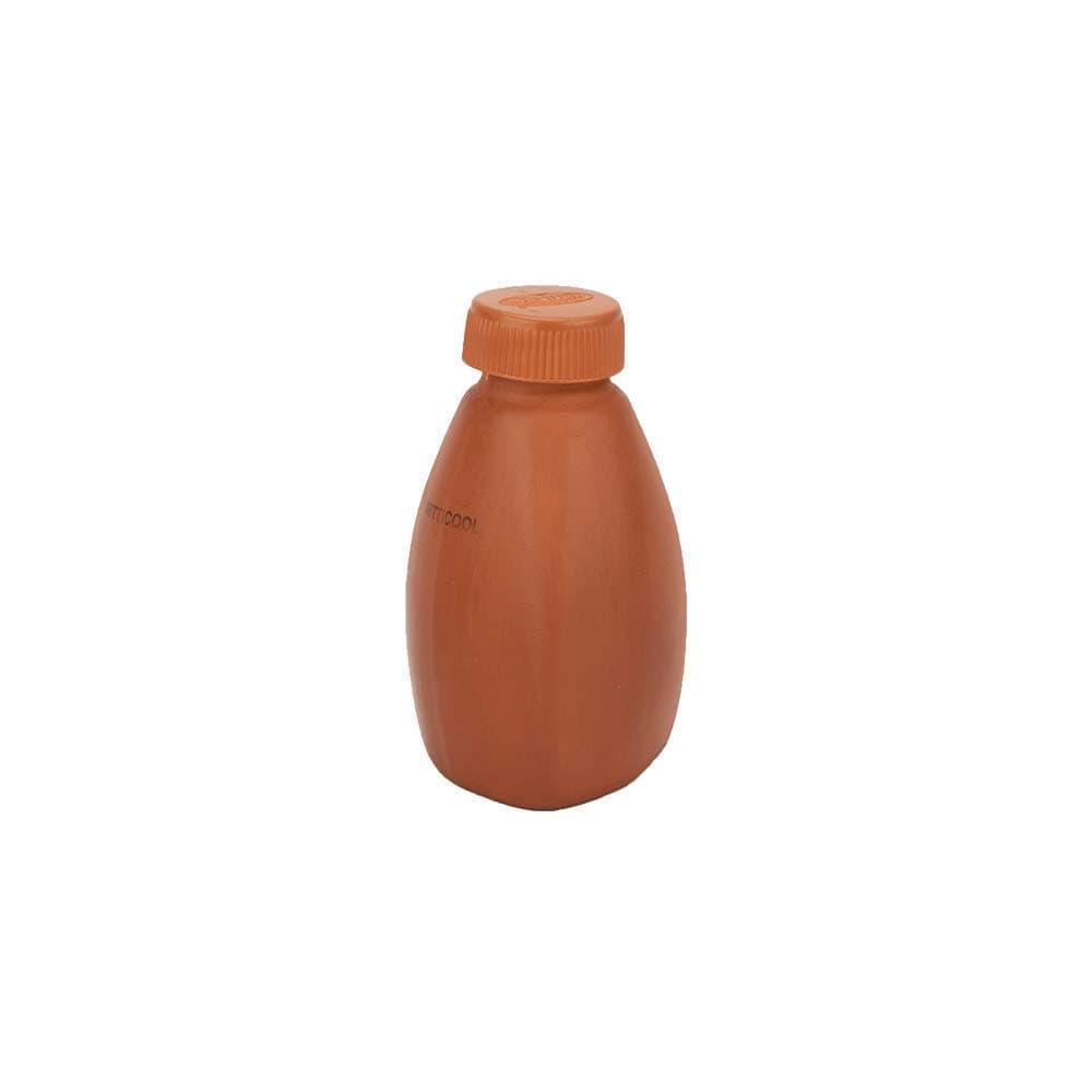 Earthen Clay Water Bottle Triangle (300 ml)