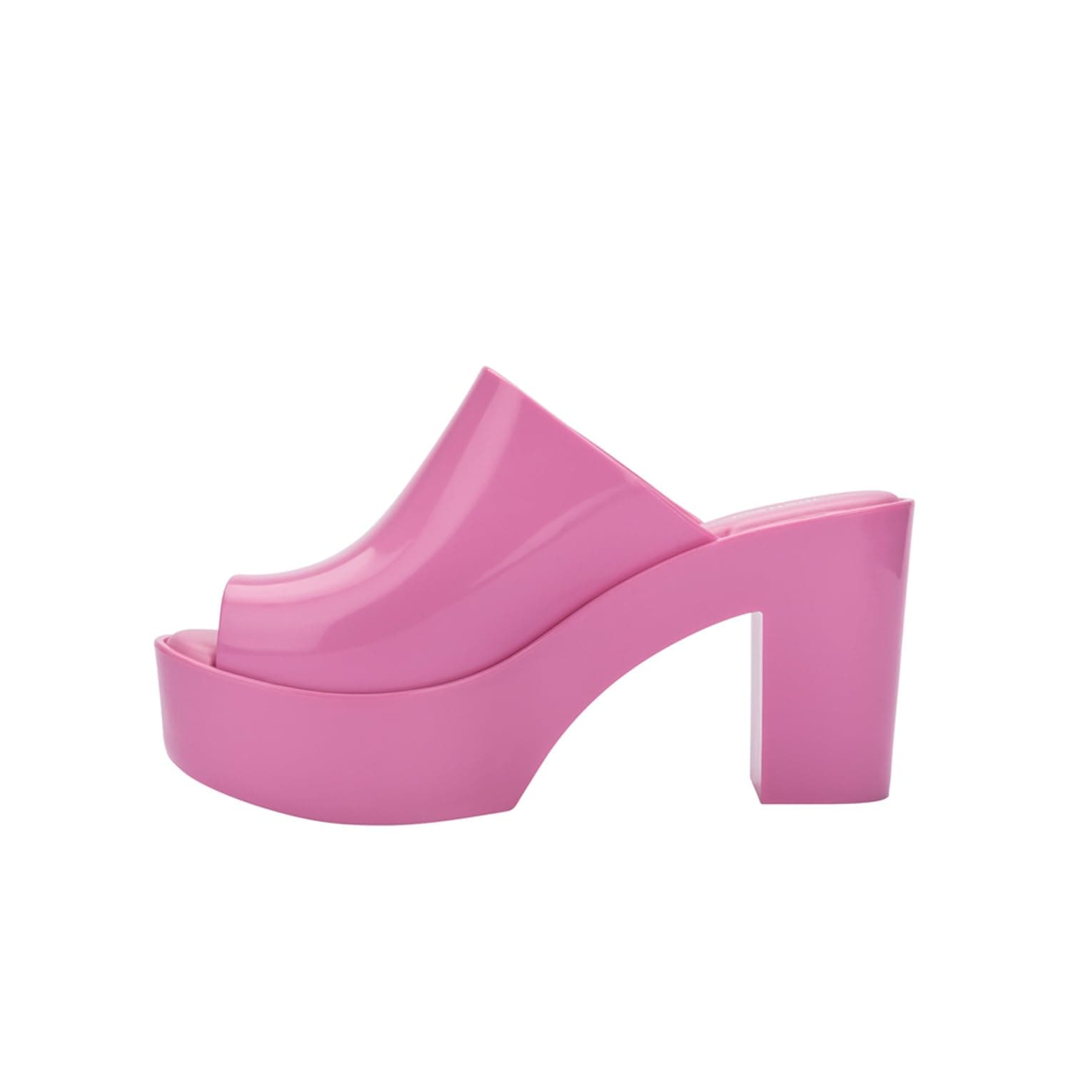Mule Heel Collection - Fashion Sandal for Women - Iridescent Comfortable Mule Style - High-Shine Upper with Bubblegum Scent - Chic and Sophisticated