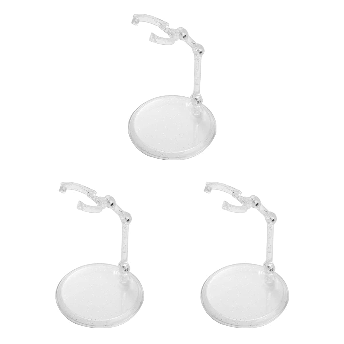 ANYPER 3 Pcs Dynamic Action Figure Display Stand, Model Exhibition Stand, Compatible with 0.5" To 10" Various Brands Action Figures for Top-notch Display