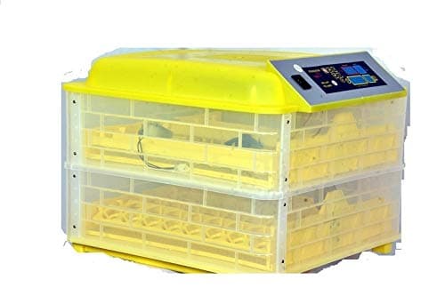 RE 96 Digital Clear Hatcher Automatic Turning Temperature Control Egg Incubator (Yellow)