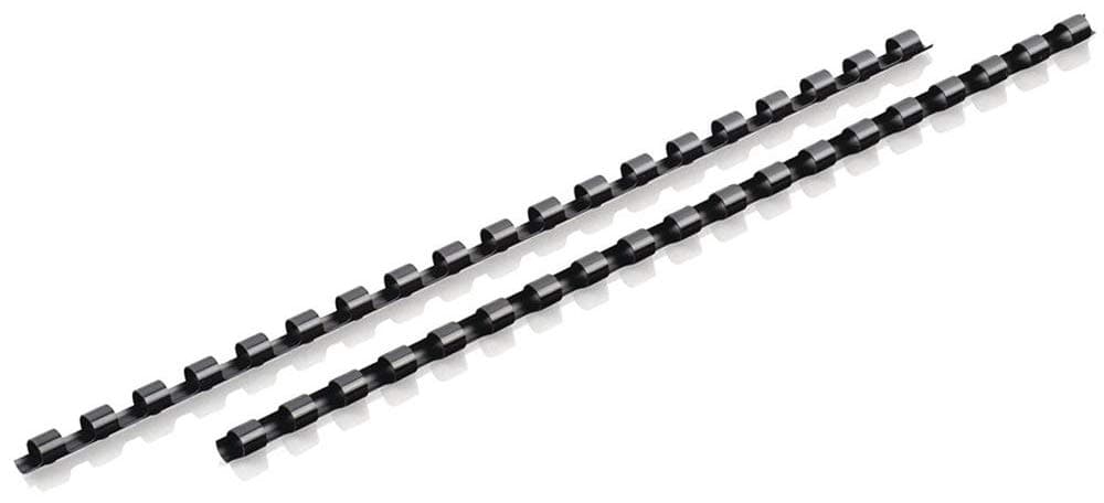 MeadCombBind Binding Spines/Spirals/Coils/Combs, 5/16", 40 Sheet Capacity, Black, 125 Pack (4000131)