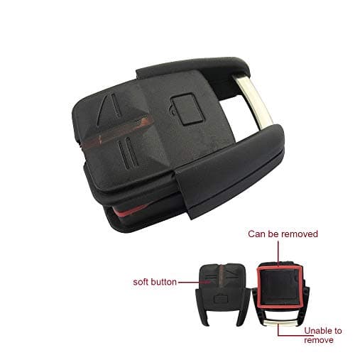 3 Sofe Button with Light Car Key Case Auto Replacement Cover Key Shell for Opel for Vauxhall Insignia Vectra Astra Zafira