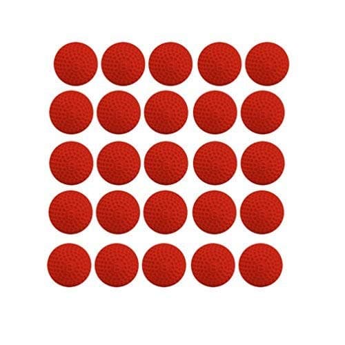 Echony 25Pcs Red Compatible Bullet Balls, Refill Ammo for Nerf Rival