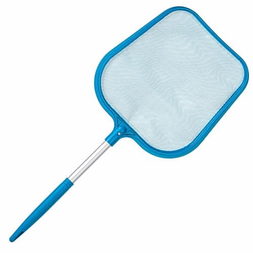 U.S. Pool Supply Pool and Spa Leaf Skimmer Net with 12" Aluminum Handle