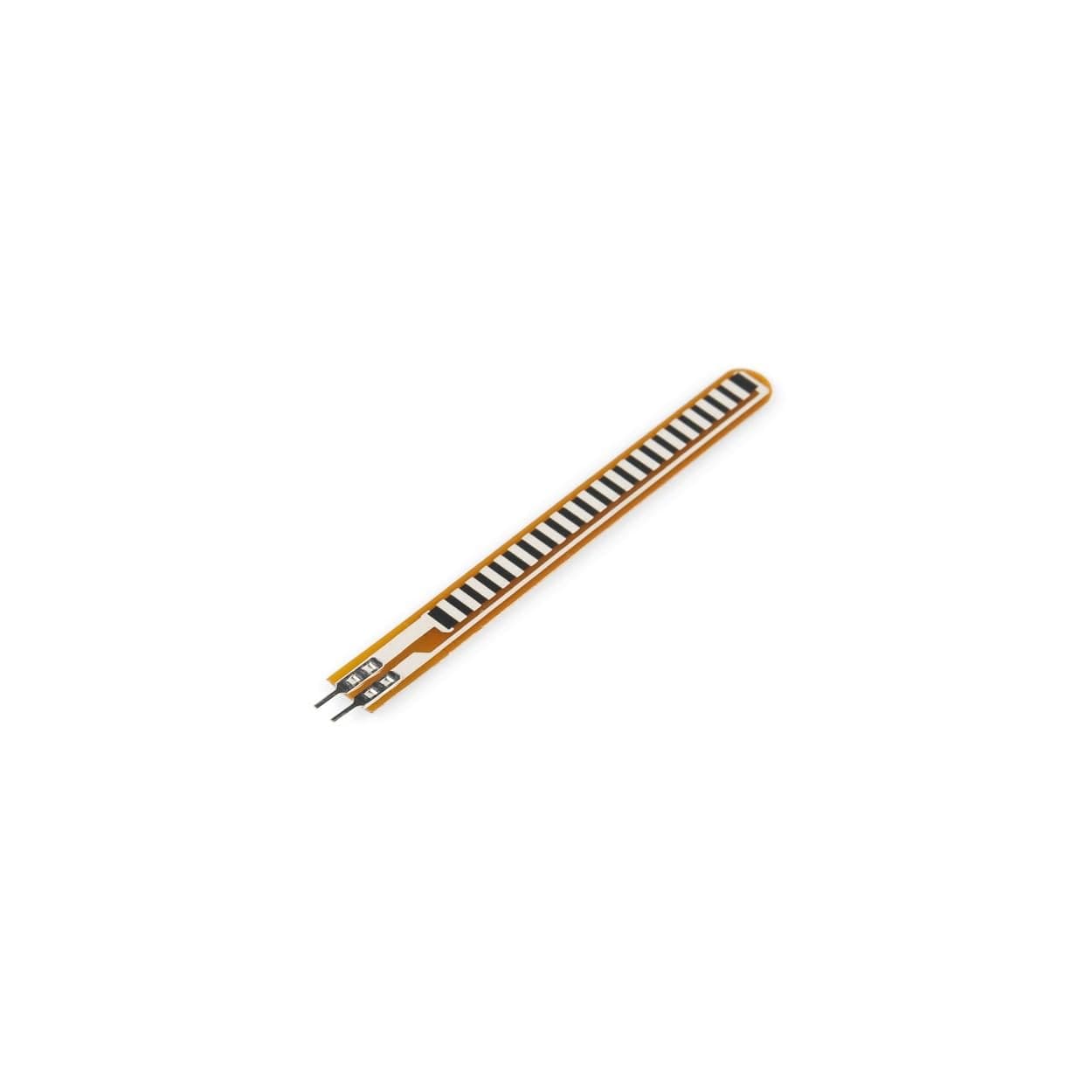 flex sensor, specifically the "2.2-inch" variant you mentioned, is a type of sensor that changes its resistance based on the degree of bending or flexing it experiences.