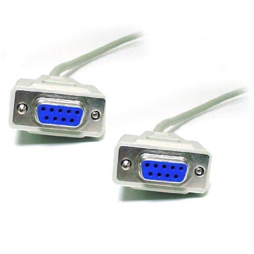 RS232 Null Modem Serial Cable 1.8M