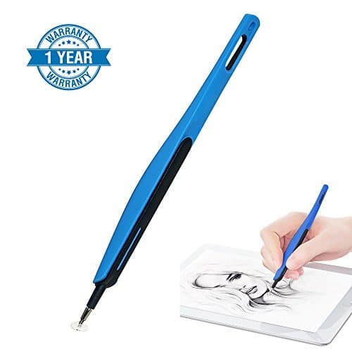 CADA drawing stylus for capacitive screen iPad iPhone Android Amazon Kindle Windows screen stylus touch pen drawing on tablet glass stylus pen graphics tablet stylus Blue