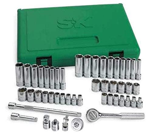 Socket Wrench Set, 1/4 in. Dr, 48 pc