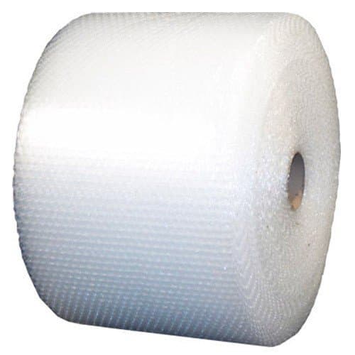 ValueMailers Medium Bubble Polyethylene Perforated Single Air Bubble Roll, VM51620024, 200' Length x 24" Width, 5/16" Thick, Clear