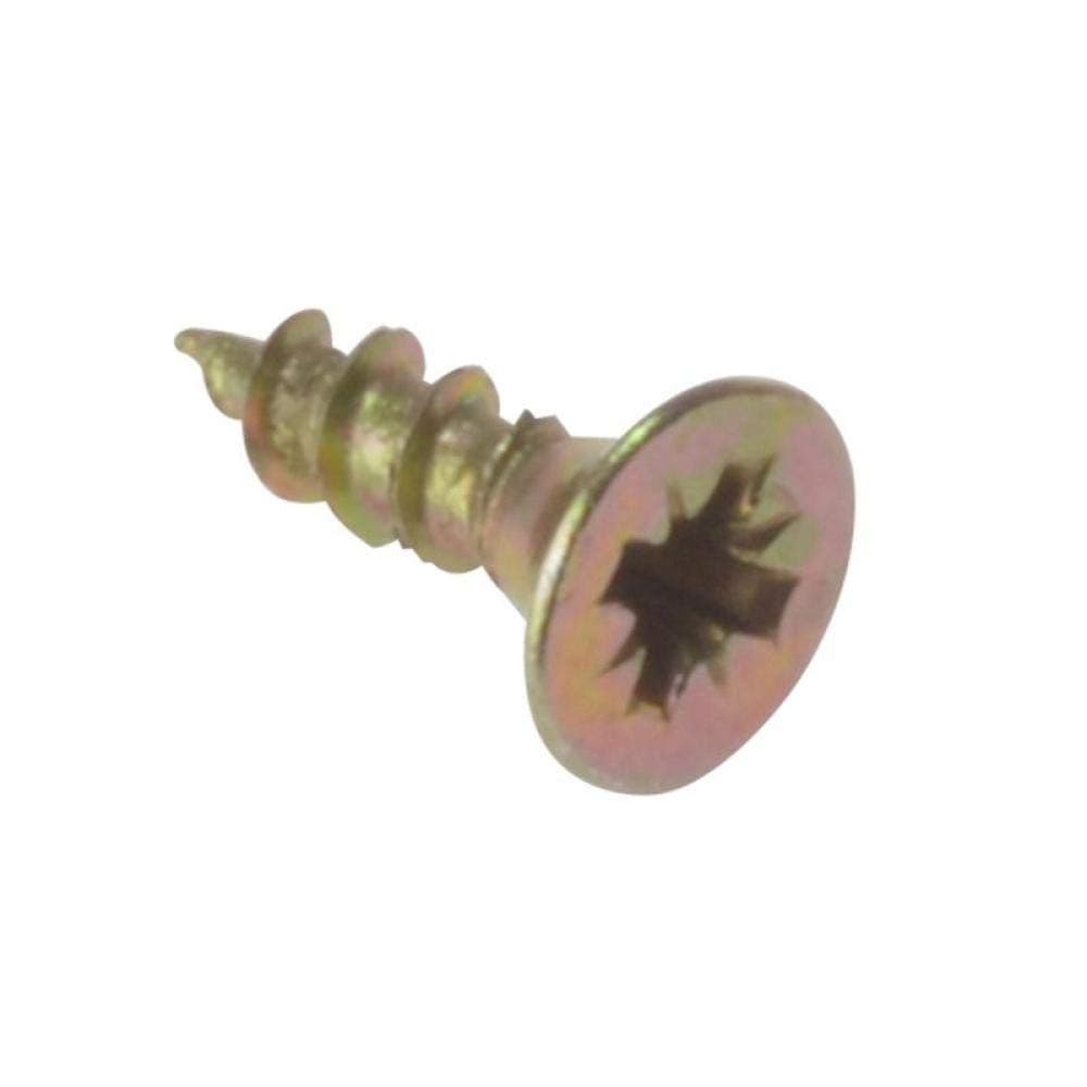 ForgeFix Multi-Purpose Single Thread Screws | 3.0 x 10mm | Zinc Yellow Passivated | Box 200
