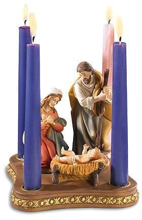 Autom Nativity Advent Wreath