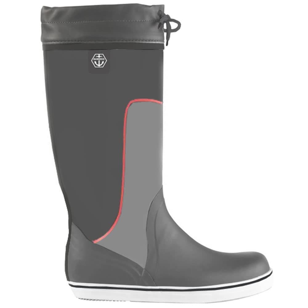Maindeck Tall Grey Rubber Boots: 12 (47)