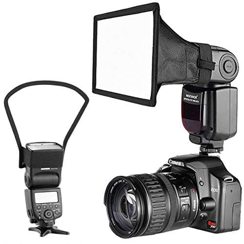 SHOPEE Camera Speedlite Flash Softbox and Reflector Diffuser Kit for DSLR Cameras Flashes
