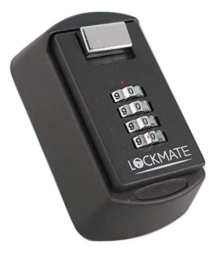 Key Lock Box /4 Digit Security Combination Passcode For Front Door Master Key - Set Includes Wall Mount Installation Kit & Weatherproof Cover (Perfect for Contractors, Realtors, and Rental Properties)