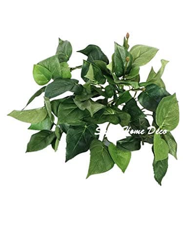 Artificial Leaf Bush Small Size Bush DIY Craft Greenery Set of 3 (Lemon Leaf Bush)