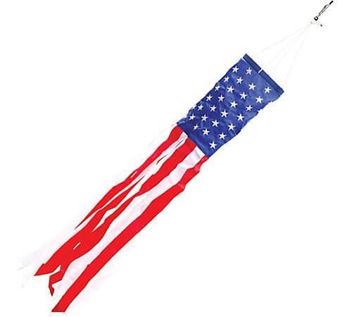 American Flag Windsock 40"