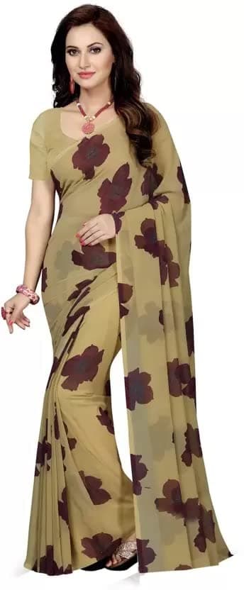 Women's Georgette Print Saree