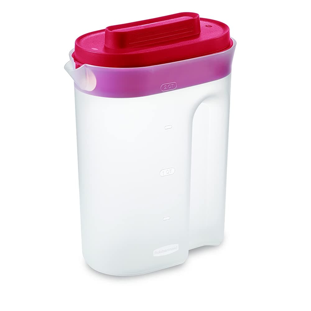 Compact™ Pitcher, Plastic Pitcher with Lid, 2 Quart