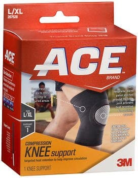 Elasto-Preene Knee Support Black - L/XL Mild Support, Pack of 4