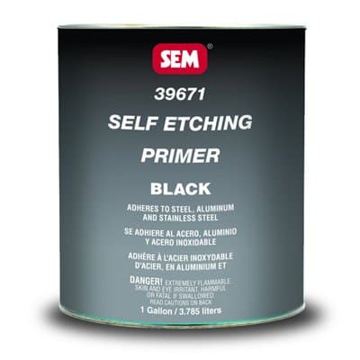 SELF Etching Primer BBLACK Gallon