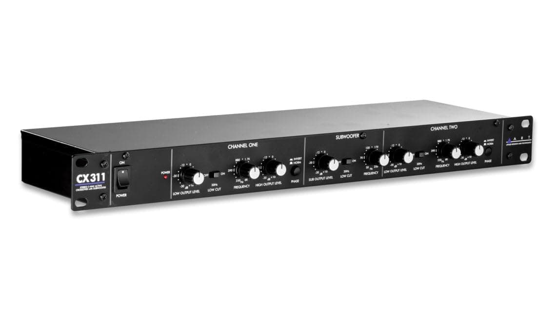 ART APPLIED RESEARCH TECHNOLOGY CX311 ACTIVE CROSSOVER W/SUB OUTPUT2WAY STEREO 3WAY MONO